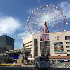 鹿児島中央駅には観覧車があったよ🎡