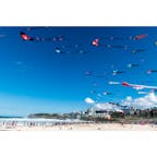 オーストラリア、シドニーのボンダイビーチで開催されたFestival of the Winds(凧揚げ祭)！メディアパスを頂いたので関係者ゾーンから撮影できました！たくさんの観客がこのフェスティバルに訪れていました。