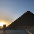 ピラミッドからの日の出🌅