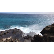 ハワイ ★ホノルル

潮吹き岩