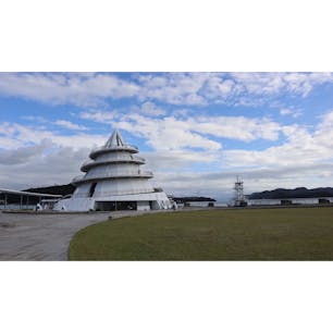 熊本県三角港の海のピラミッド