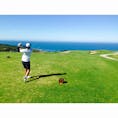南アフリカ、ジョージでのゴルフ！海に向かってティーショット！！！
(2015年)