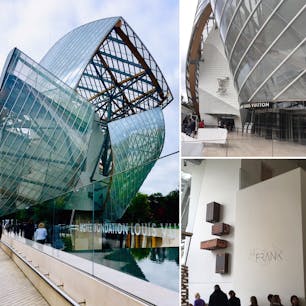 フランス パリ ブローニュの森
Fondation Louis Vuitton
ルイヴィトン美術館
展示内容以上に惹きつけられる、建築とレストラン