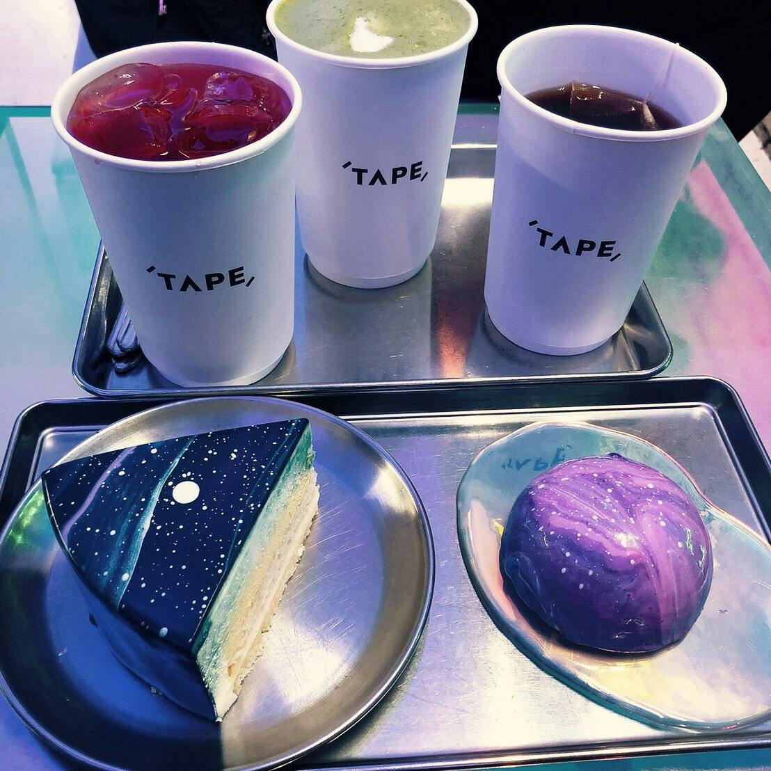 Cafe Tapeの投稿写真 感想 みどころ Cafe Tape 梨泰院宇宙ケーキ 食べたのは ゆ トリップノート