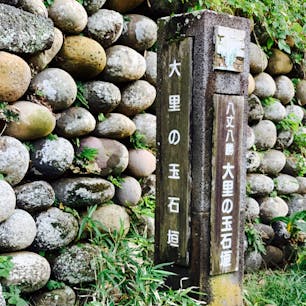 八丈島ではこの丸い石を持って来るとおにぎりをもらえたとの事です。