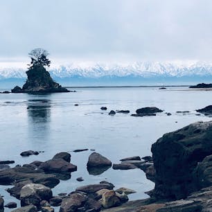 2020年1月
雨晴海岸から見た立山連峰