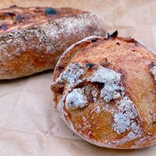Boulangerie mugiのパンです🥖

クランベリーとくるみのパンをいただきました☺️