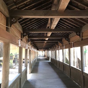 諏訪大社の

#布橋（ぬのばし）
#回廊

#powerspot 
#beautiful
#諏訪大社