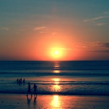 インドネシア🇮🇩 バリ島ジンバランのサンセット