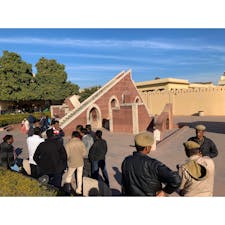 2020年1月24日 
#インド　#ジャンタルマンタル
小さいのと、大きいのがある ☻