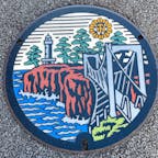 城ヶ崎？の絵の伊東マンホール！