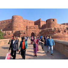 2020年1月25日
#インド #アグラ城
半日サリーを着たまま観光 ☺︎