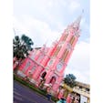 🇻🇳 Tan Dinh Church
タンディン市場へ向かう途中に現れた映えスポット。
何故ピンク色なのか調べてみたけど、真相はわからぬまま。