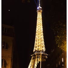 夜のエッフェル塔はとてもエレガント💐
そのあとシャンパンフラッシュも見れて幸せだった。ありがとう！

#thosedayswithyou
#paris
#france