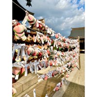 岡山県 吉備津彦神社
桃太郎ゆかりの神社です。
桃おみくじがなっています♪