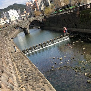 眼鏡橋🤓
長崎で初めに訪れた場所✨
人が少なかったから写真取り放題📸