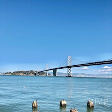 サンフランシスコ
ゴールデンゲートブリッジじゃ無い方の橋。