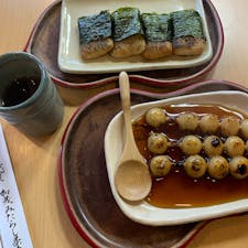 2020.02.08-09 #京都trip
#加茂みたらし茶屋  🍡🍡お団子すっき〰〰❕❕❕ #京都