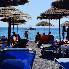 ギリシャ カマリビーチ