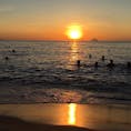 ベトナム＊ニャチャンビーチ

夜明け前から泳いでる人たくさんいてびっくり！！