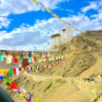 インド、ラダックのTsemo castle。