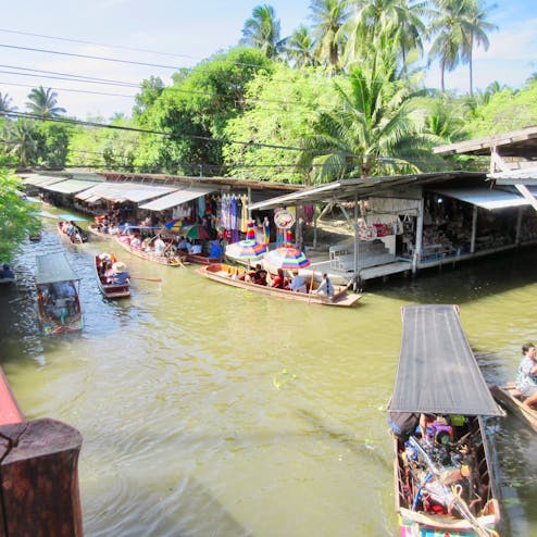 ダムヌン・サドゥアック水上マーケット