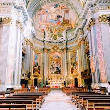 イタリアの教会はどこも綺麗🛕
立体的に見えた！