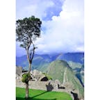ペルー、マチュピチュ。
山と雲の間に小さな🌈。
神聖な場所で厳かな気持ちになりました。