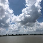 メコンの渡し。雲の表情が良いな
#ベトナム
#sông_Mang_Thít