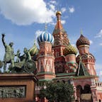モスクワ  ワシリー大聖堂
赤の広場はとても綺麗でした