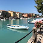 ガルダ湖南端の街、イタリアのペスキエラ。