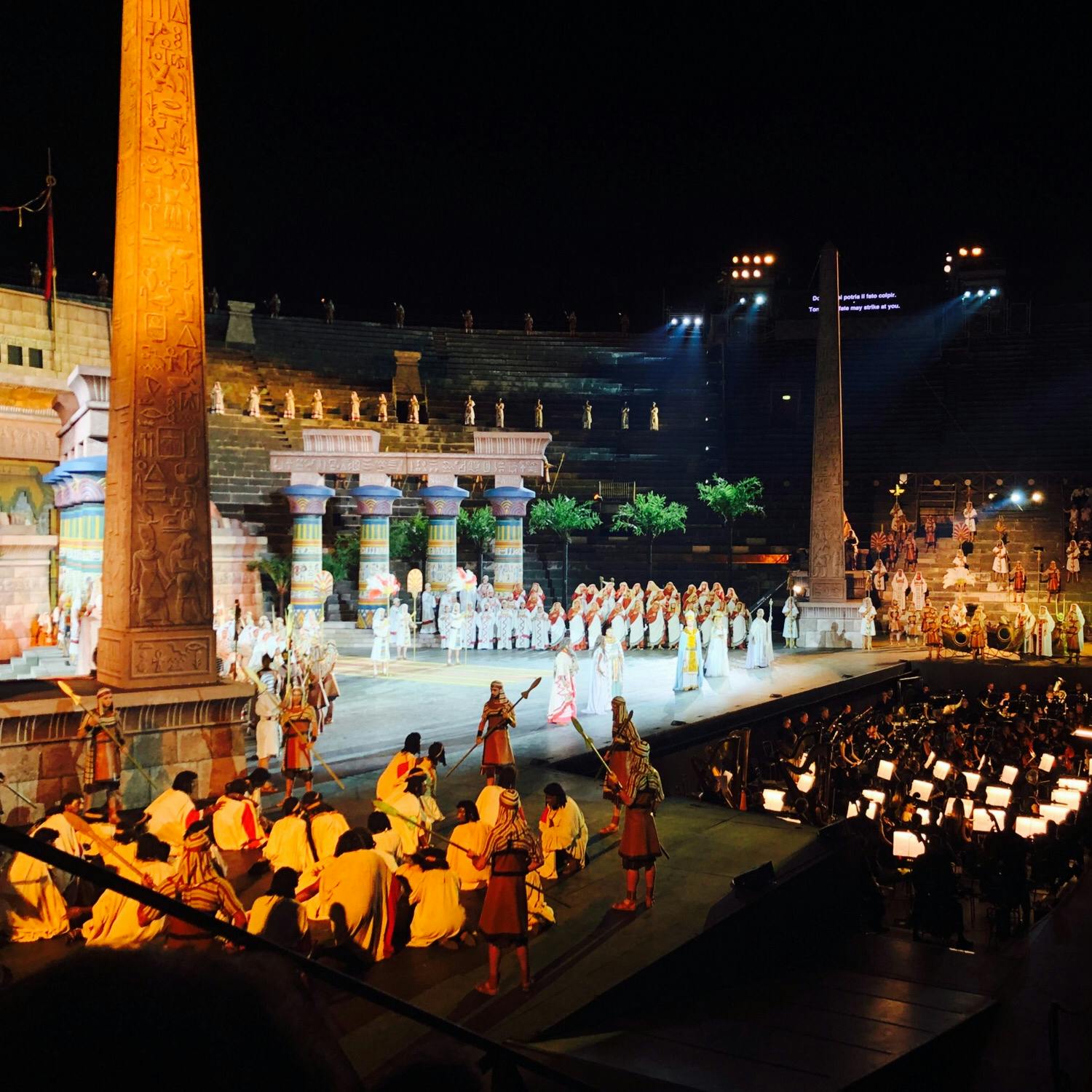 アレーナ ディ ヴェローナ ヴェローナ野外オペラ Arena Di Verona の投稿写真 感想 みどころ ヴェローナ野外オペラ定番のaida トリップノート