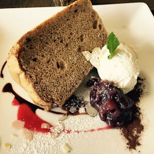 ほうじ茶シフォン♪