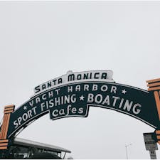 #LA #Santa Monica #雨 🇺🇸☔️