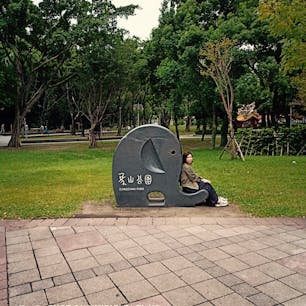 台湾　象山MRT駅
象山公園にあります∩^ω^∩
鼻のところに座りたくなる
