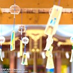 美瑛神社の「丘の夏詣」が今年も始まりました✨️8/16まで、境内に設置された風鈴棚から涼やかな音色が響き渡ります🎐 #北海道 #美瑛町 #美瑛神社