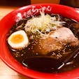 北海道　ラーメン北一狸小路店
焦がし醤油。真っ黒スープで驚いたが、味は美味しかった。