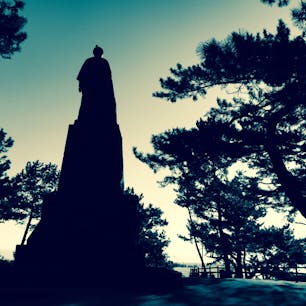 高知 桂浜 龍馬像