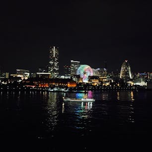 大桟橋から見た桜木町🌃
大桟橋は素敵なデートスポットです。