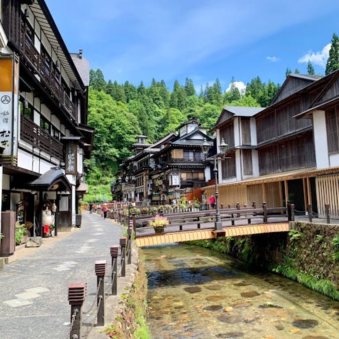 銀山温泉 ぎんざんおんせん の投稿写真 感想 みどころ 夏の午後銀山温泉にて トリップノート