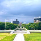 時間過ぎてしまっていますが、6月に訪れ資料館から撮った広島の写真と共に黙祷を捧げます。