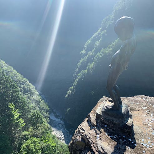 祖谷渓 小便小僧