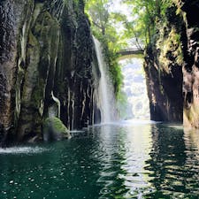 神々が舞い降りたと言われる高千穂峡にて★