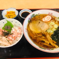 2020年9月
海の駅蜃気楼
めん処はまちょう
深層水ラーメンとミニかに丼