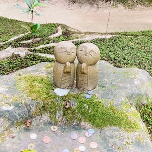 詩仙堂のお庭のお地蔵さん