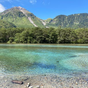 大正池より焼岳