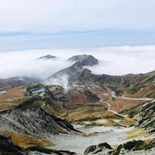 2020.9.29立山登山
雄山から大汝山へ縦走
雲海に大日岳の頂上
地獄谷の噴煙