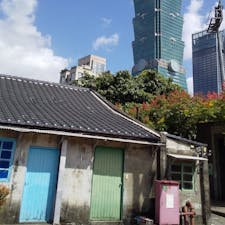 台北 四四南村から101を望む