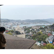 稲佐山観光ホテル　ロビーからの景色