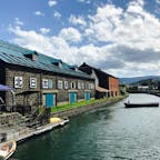 小樽運河。ゆったりお散歩できるのが魅力でした✨時間の流れもゆったりしてます☺️